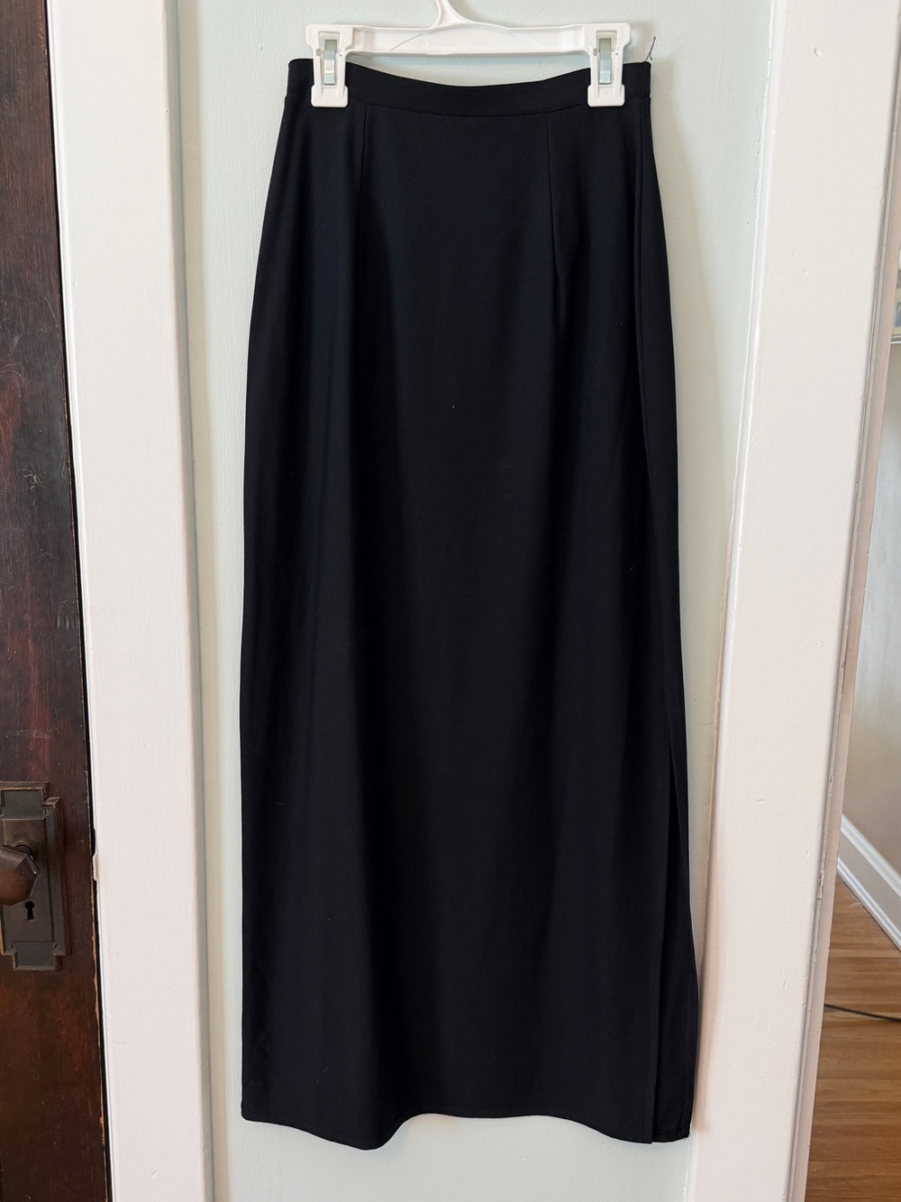 🌹 Regatta brand Classic Black Maxi Skirt - Womens size small #0018